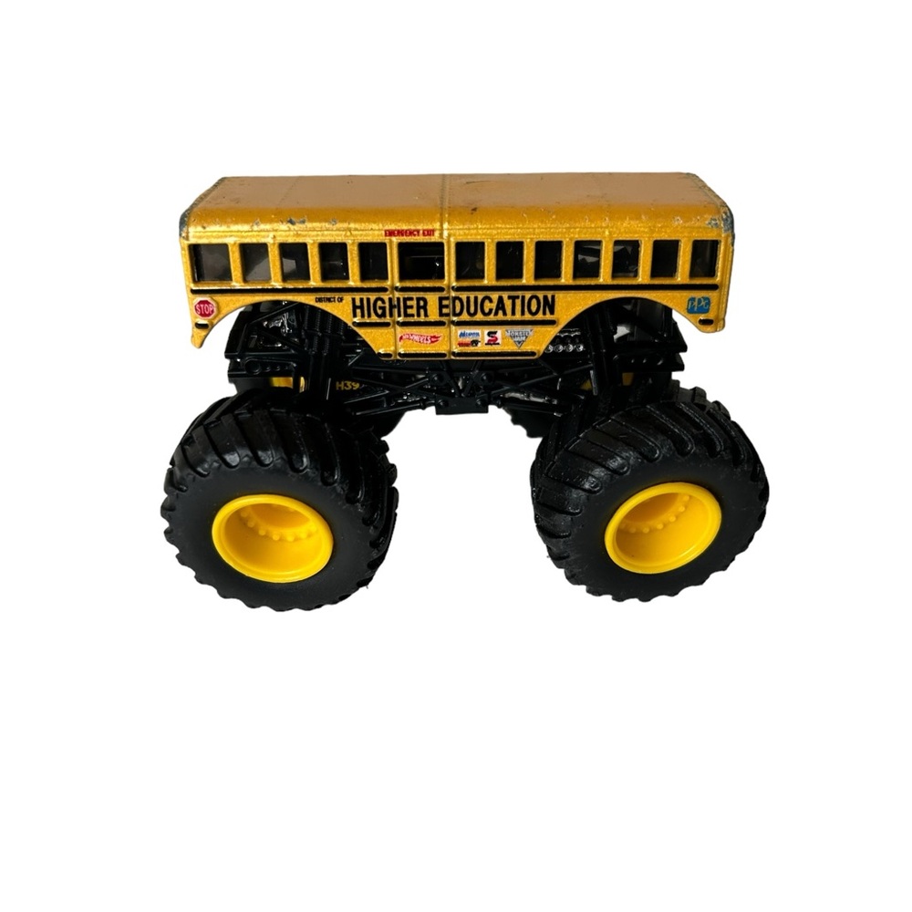 Hot Wheels Monster Truck Higher Education Truck School Bus Mattel Die Cast